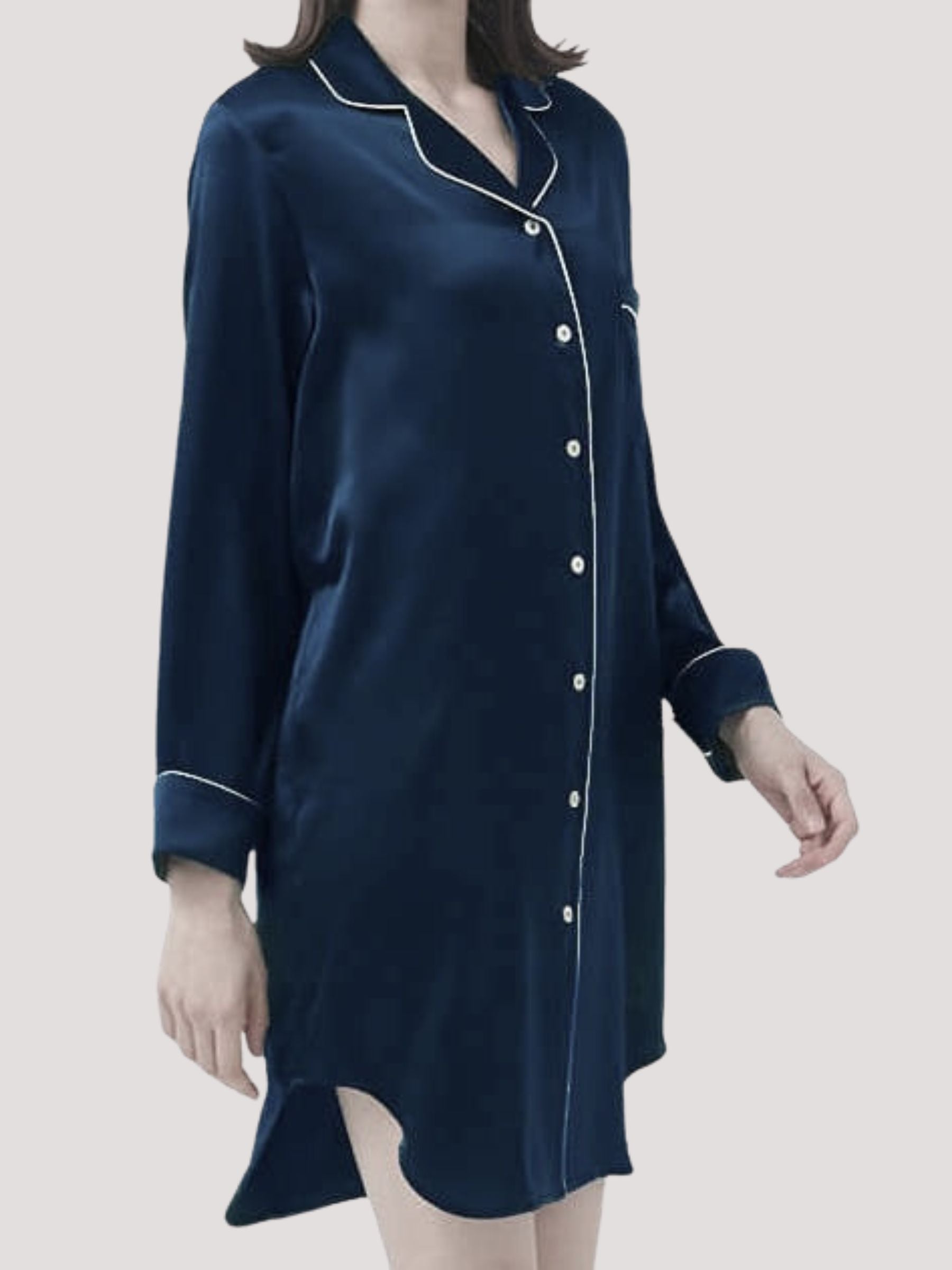 Zijden nachthemd voor dames