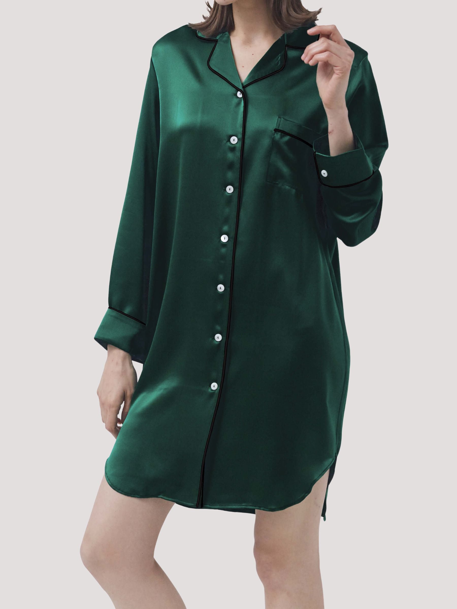 Zijden nachthemd voor dames