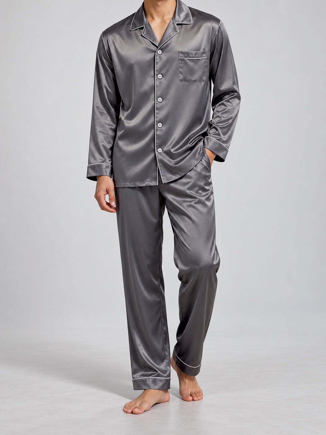 Pyjama en soie pour homme