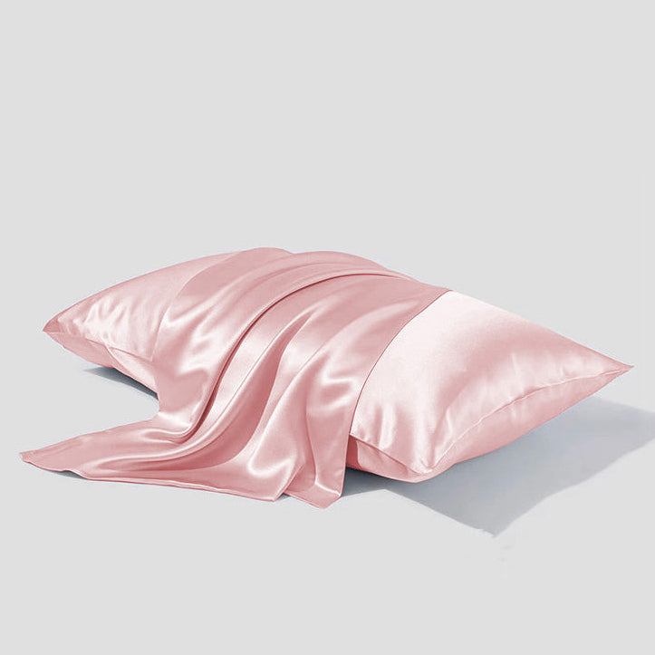 Taie d'oreiller en soie 19momme - Sans volant - Fermeture éclair