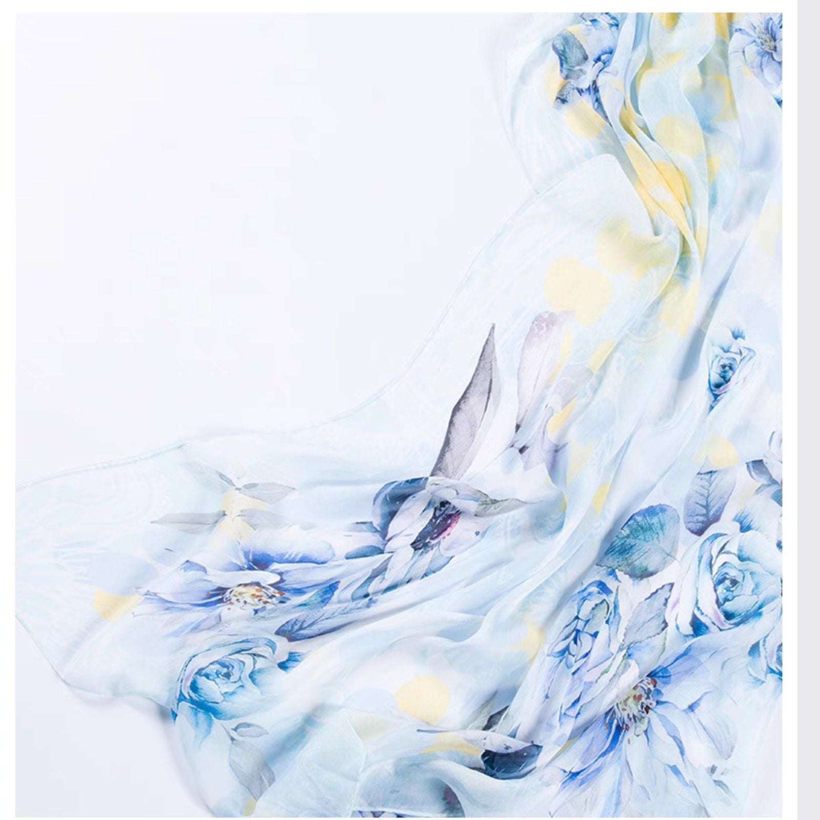 Large silk scarf