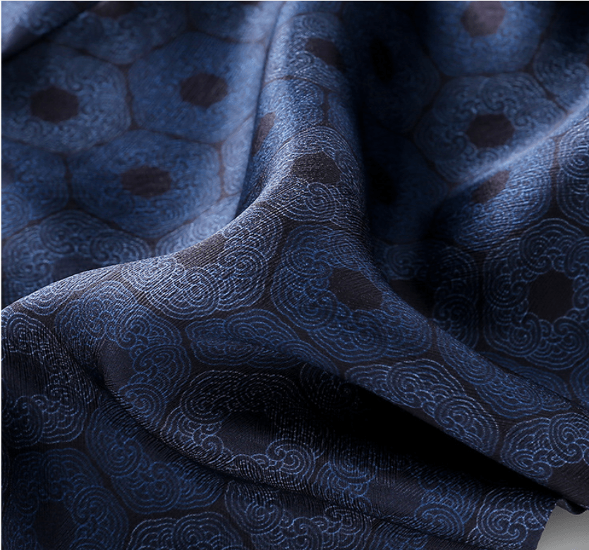 Écharpe homme en soie double épaisseur