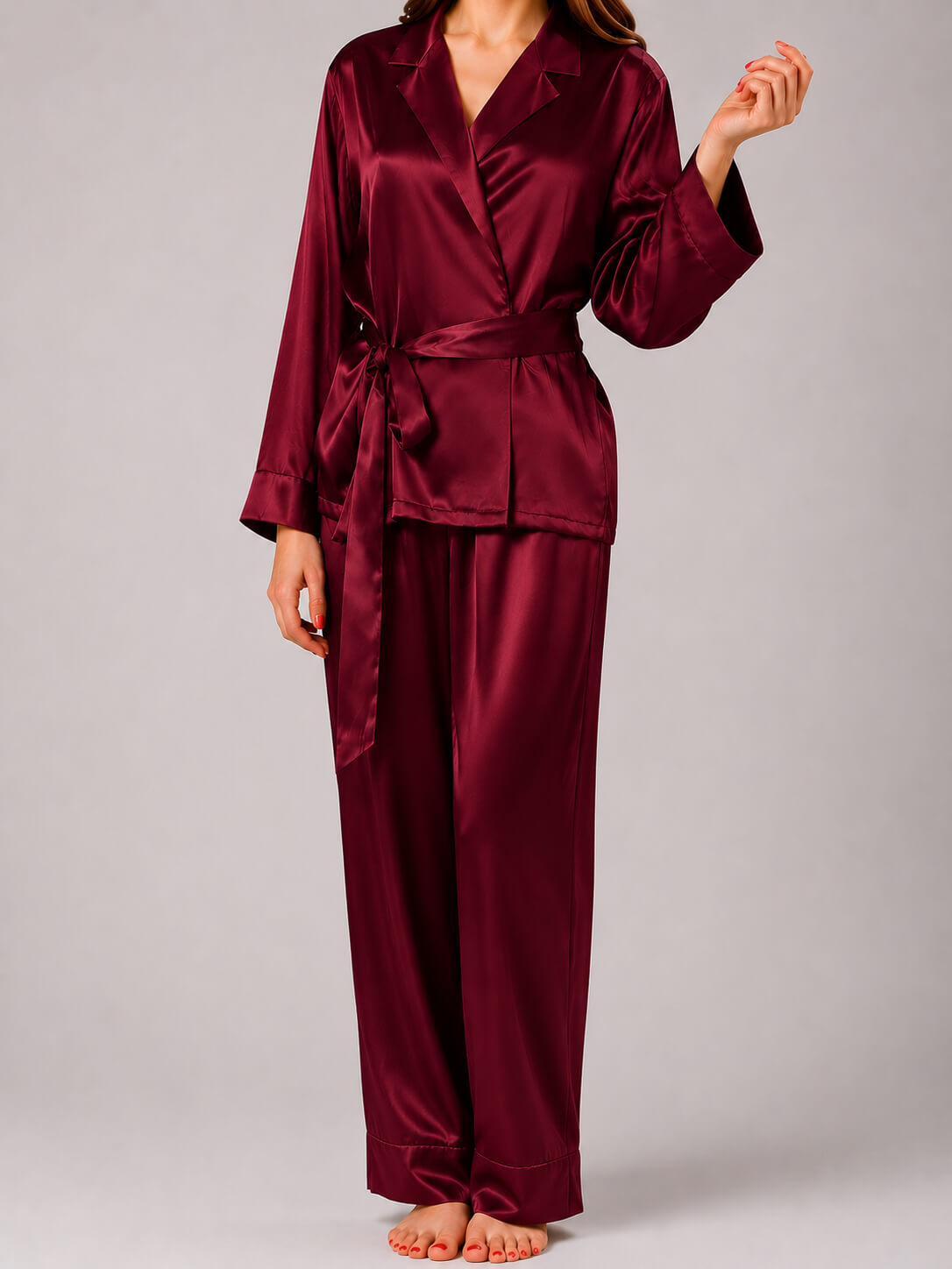 Women's Silk Pyjama Set