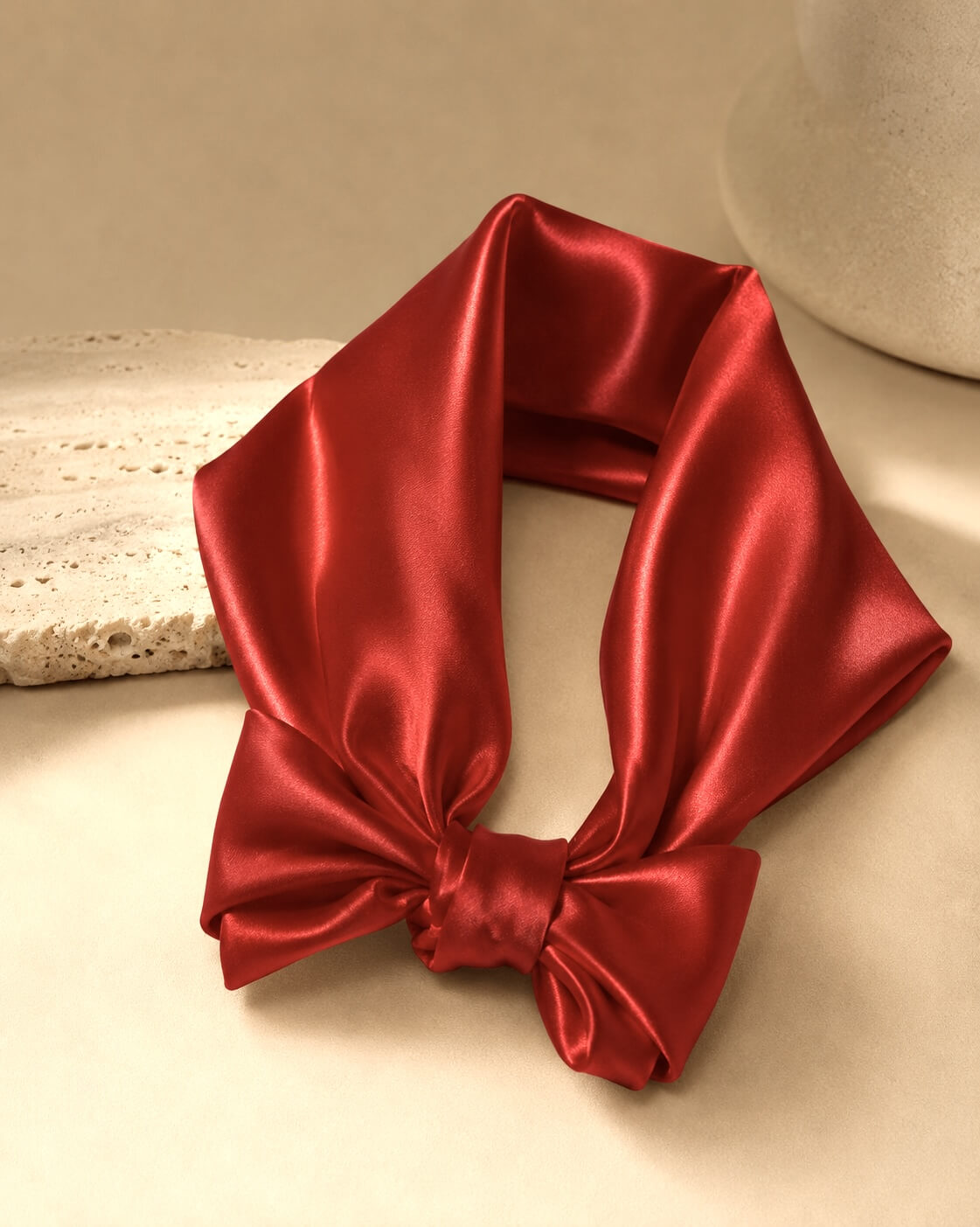 Plain silk scarf (square)