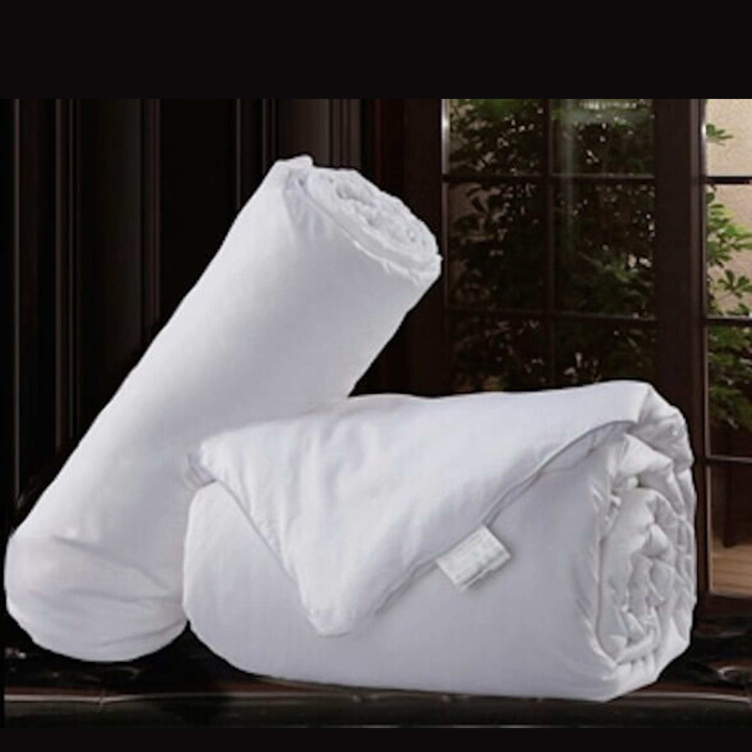 Four-season silk duvet with cotton cover