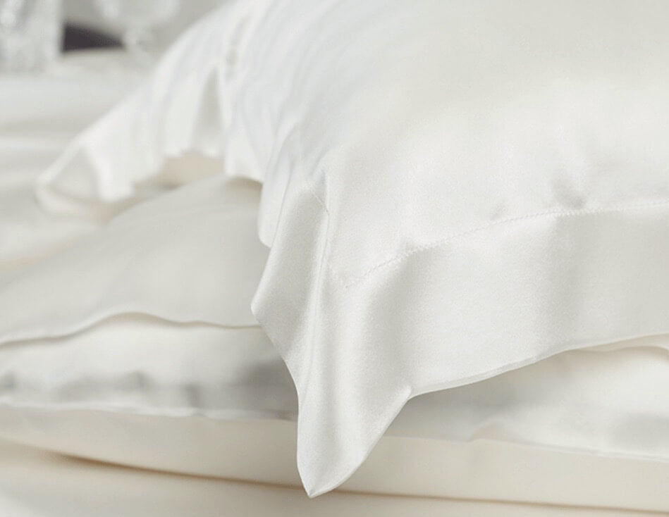 22 momme Oxford silk pillowcase – With flange