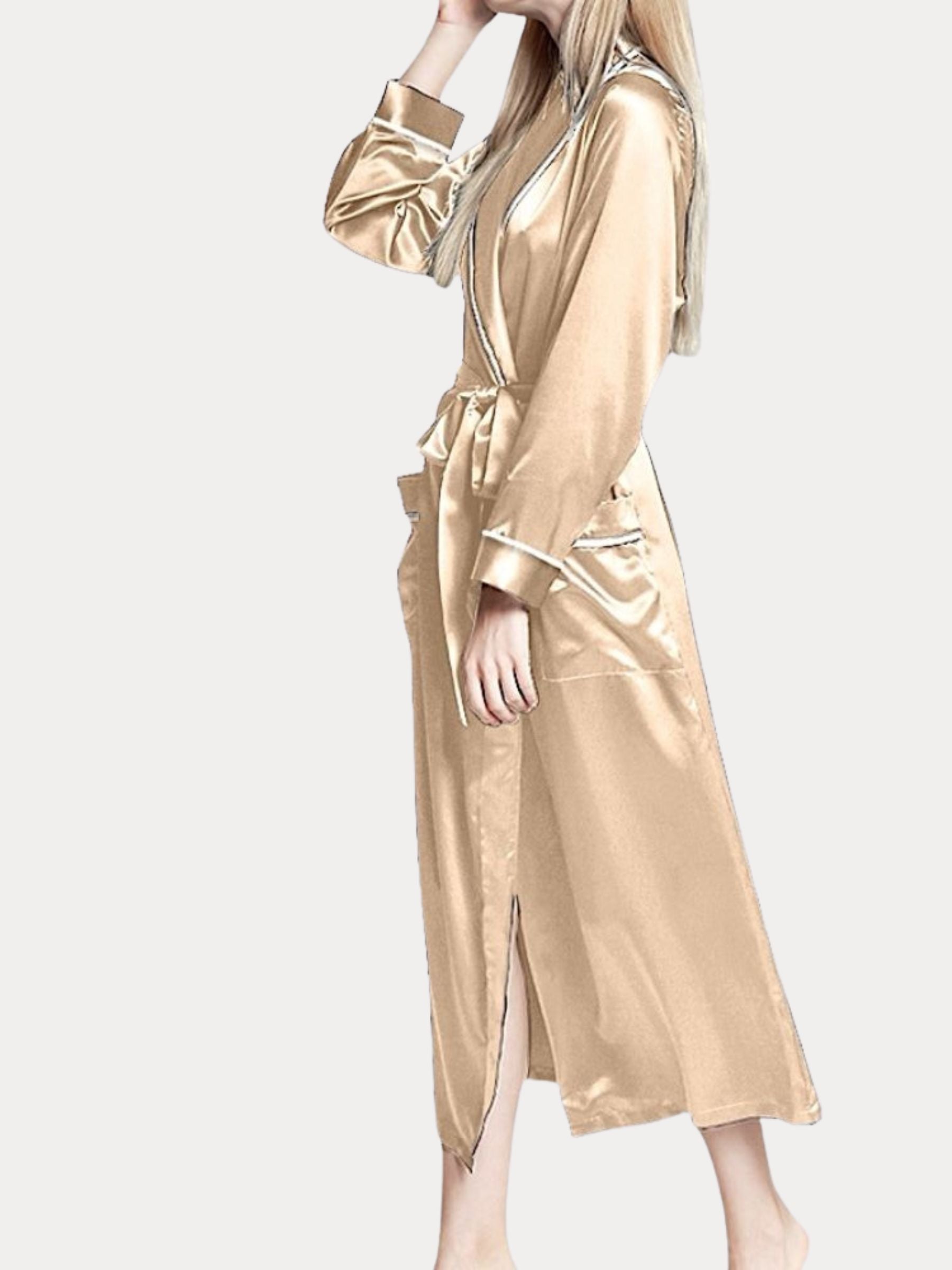 Women's silk robe