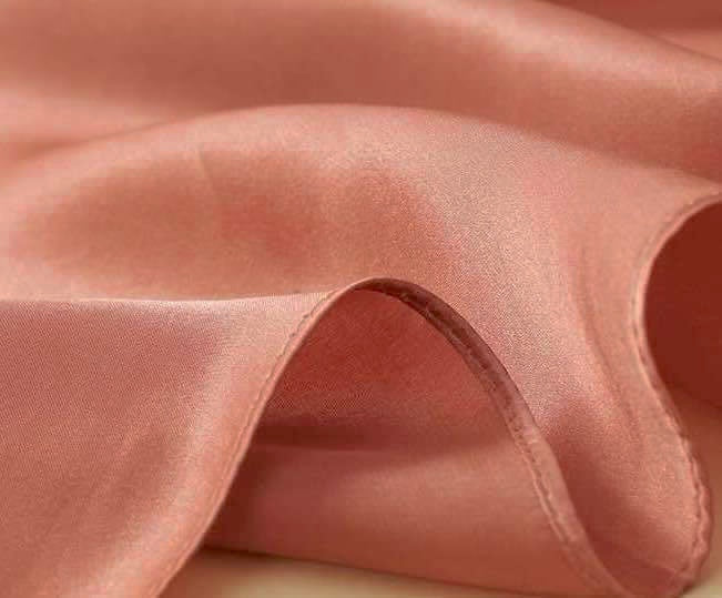 Plain silk scarf