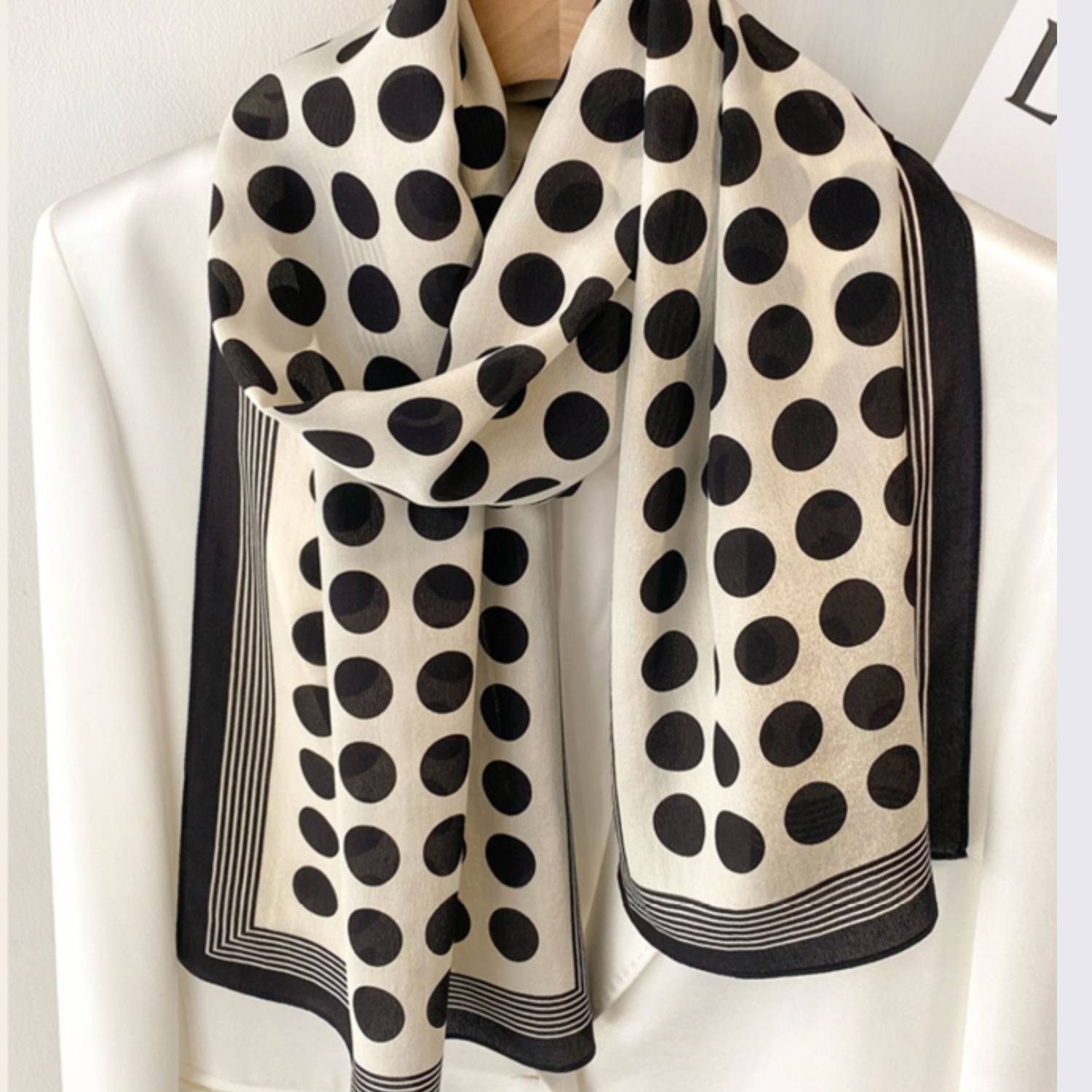 Zijden chiffon sjaal