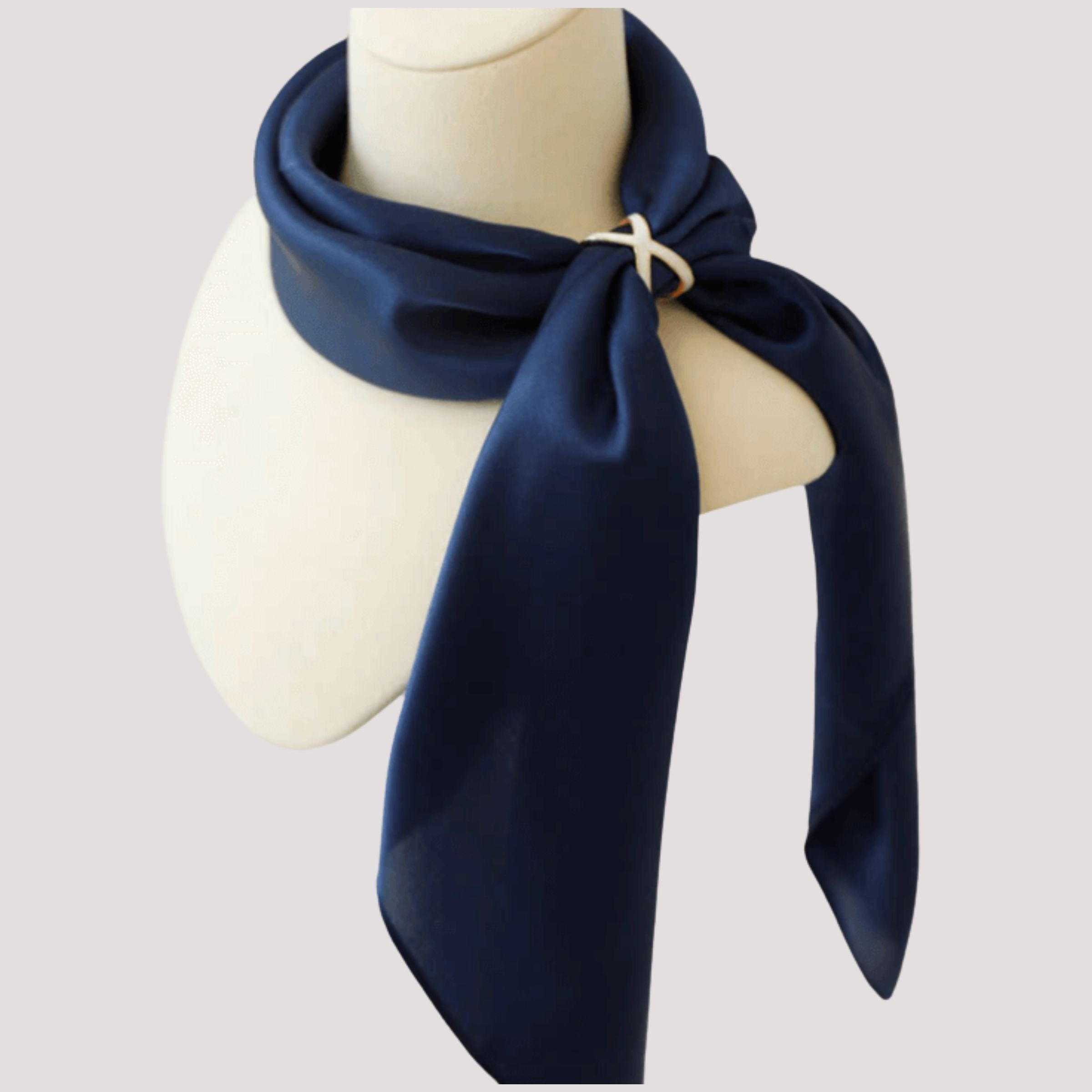 Plain silk scarf (square)