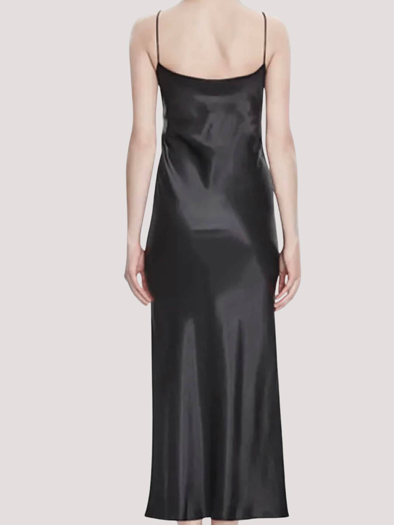 Nuisette de soie à bretelles (Longue)