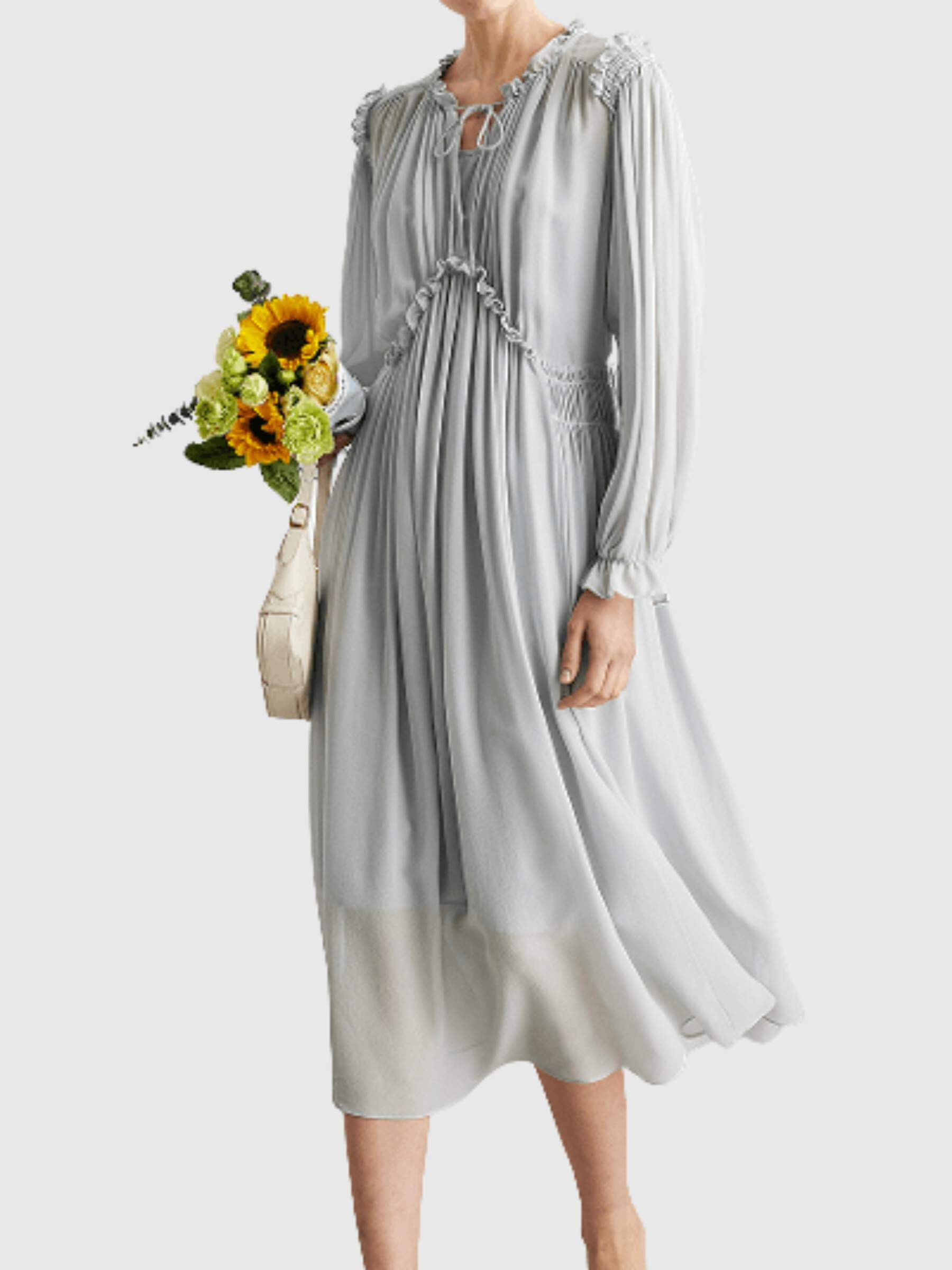 Robe en mousseline de soie