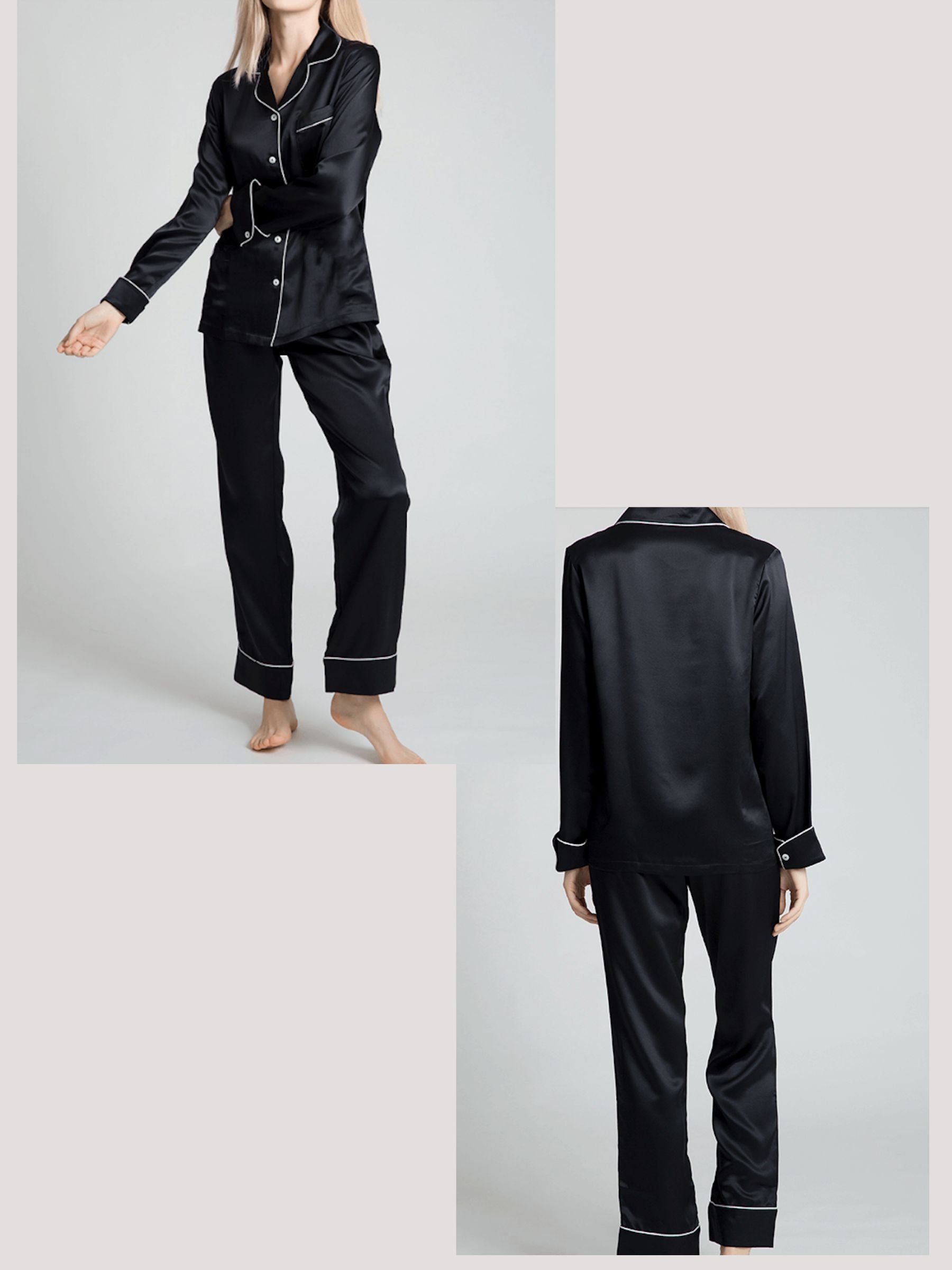 Silk pyjamas for women