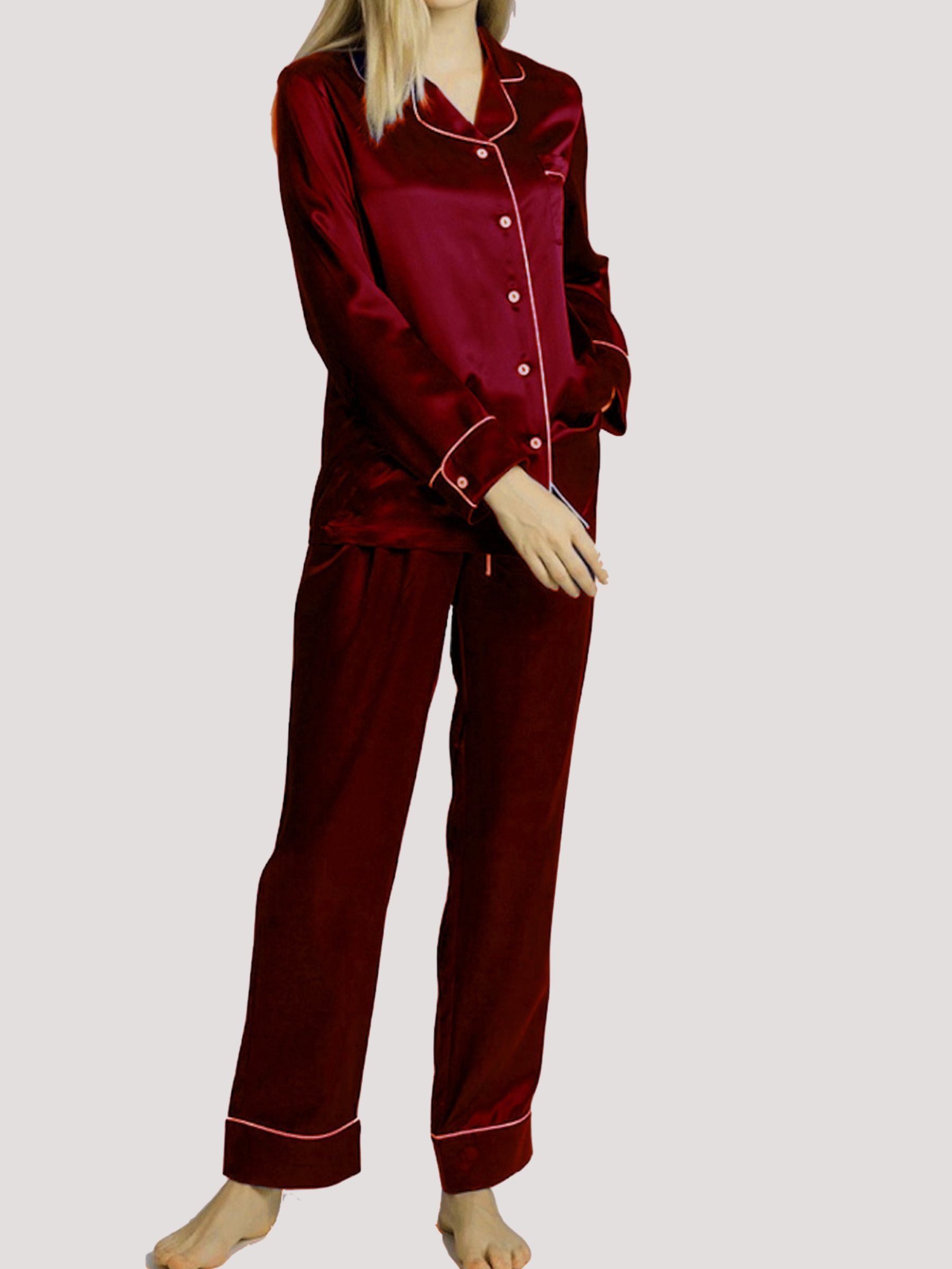 Silk pyjamas for women