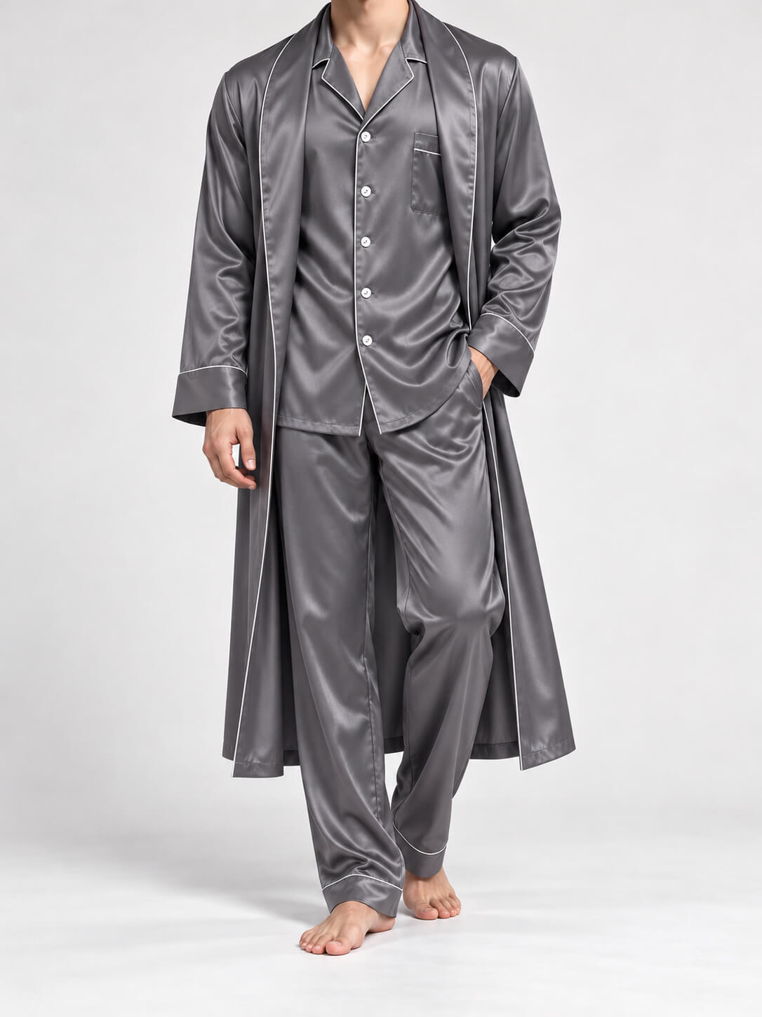 Men's silk pyjamas