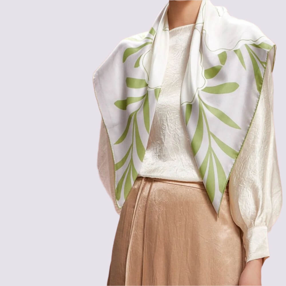 Silk scarf (90×90 cm)