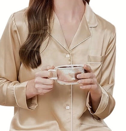 Zijden nachthemd voor dames