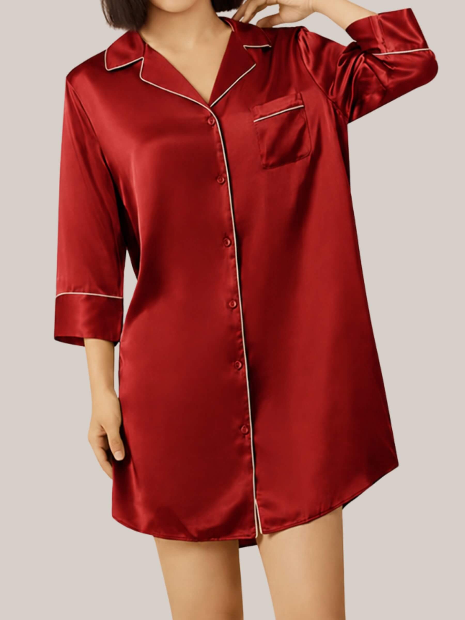 Chemise de nuit en soie (Vente d'échantillons)