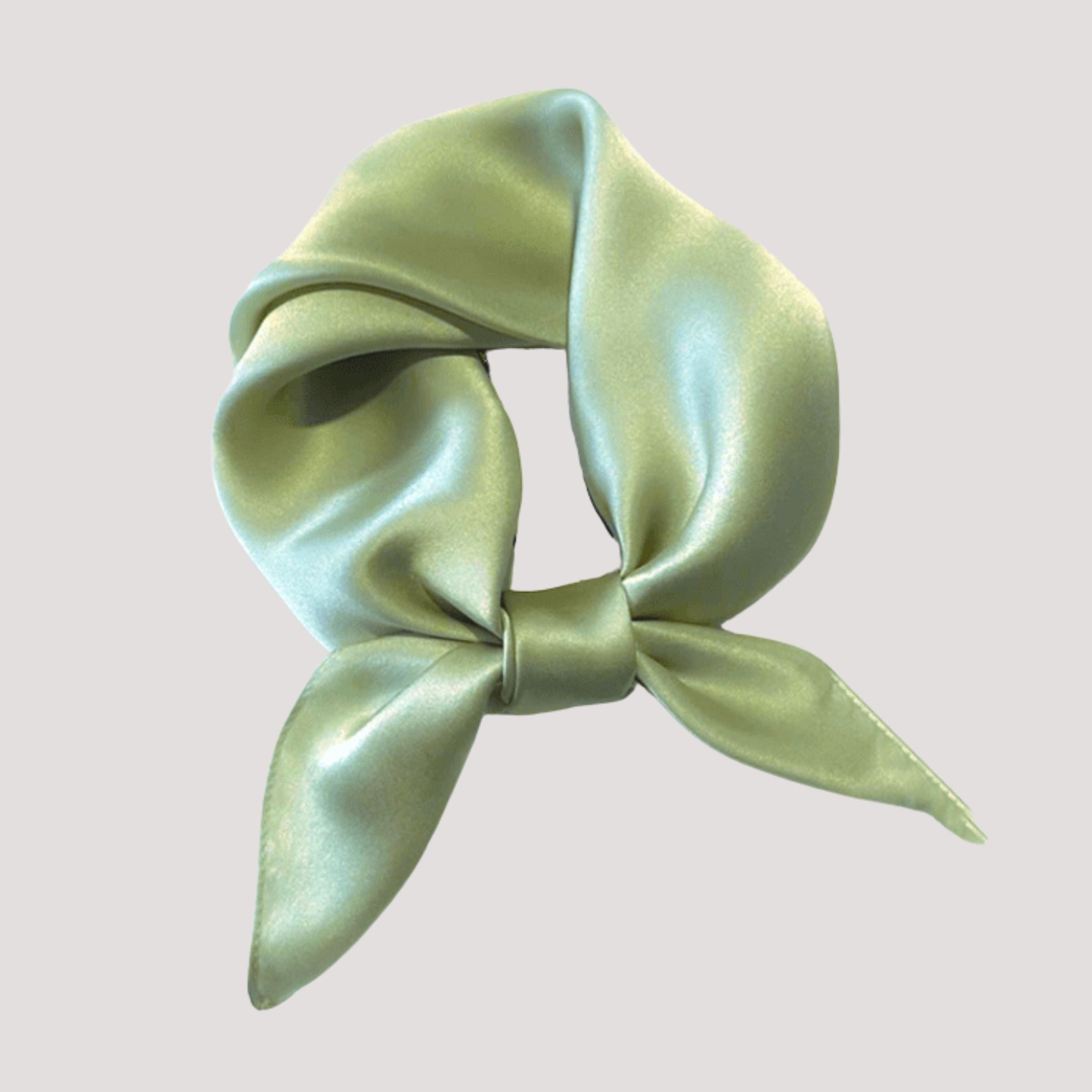 Plain silk scarf (square)