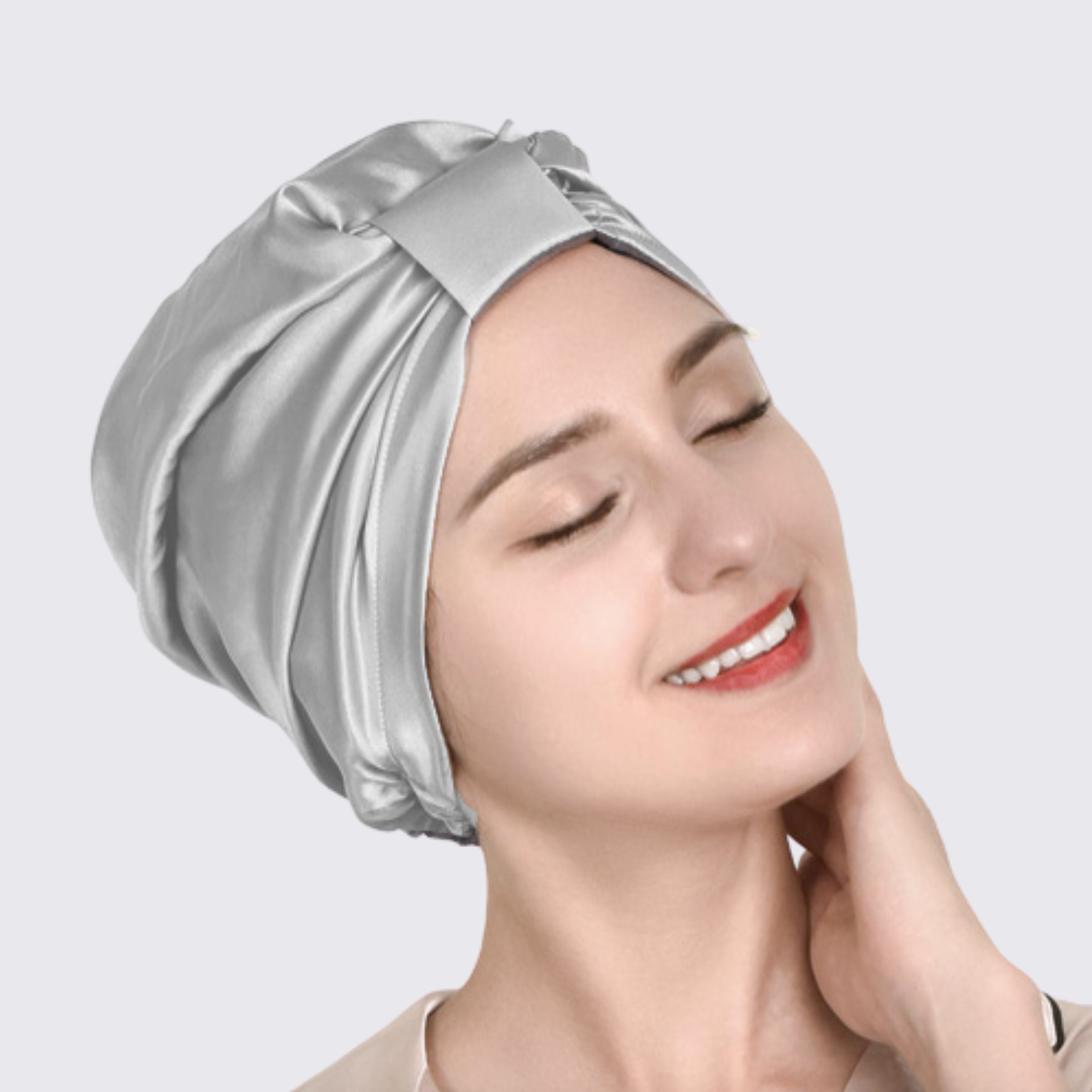 Zijden slaapmuts