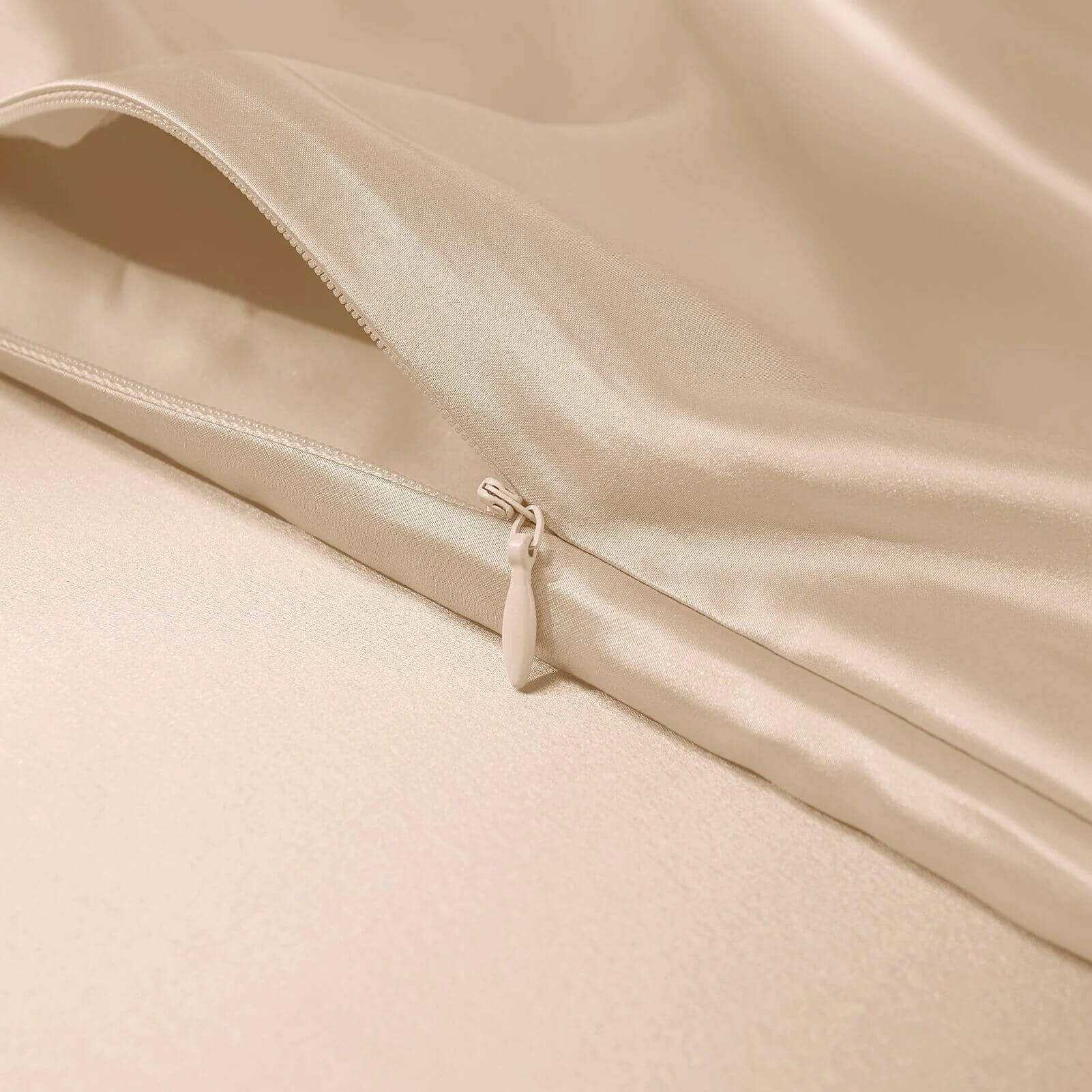 Taie d'oreiller en soie 22momme - sans volant - Fermeture éclair